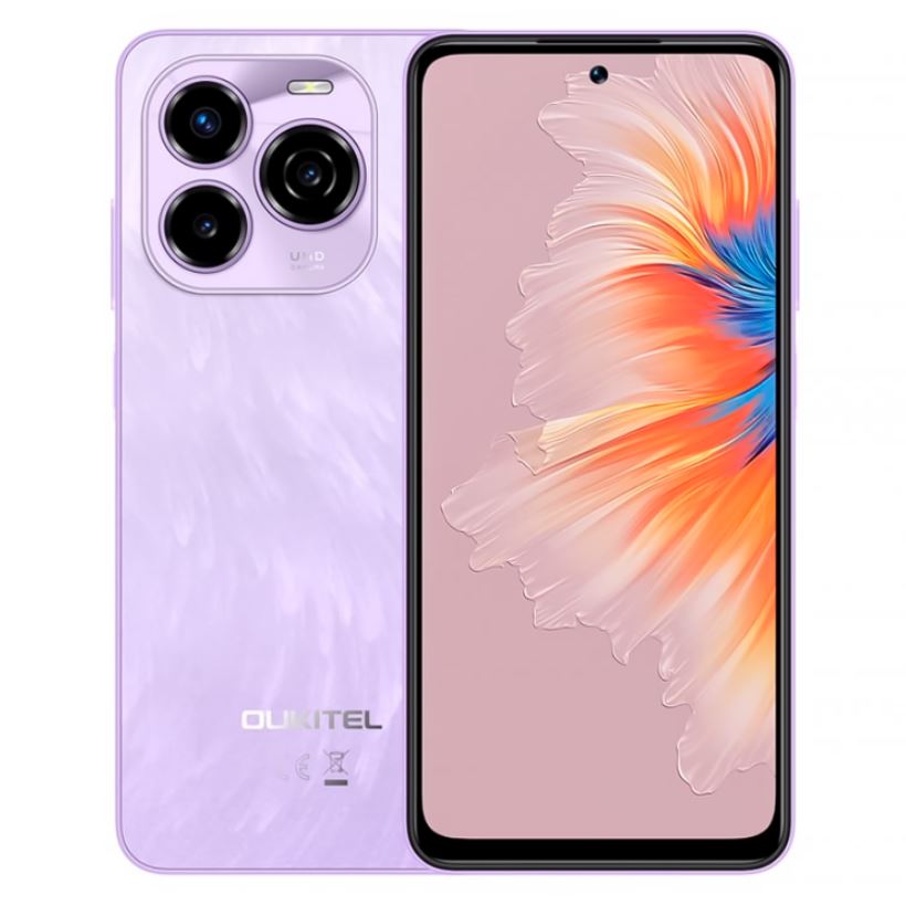Celular Oukitel C65 128GB 4GB RAM Dual SIM Pant. 6.7" 50MP - Lila
