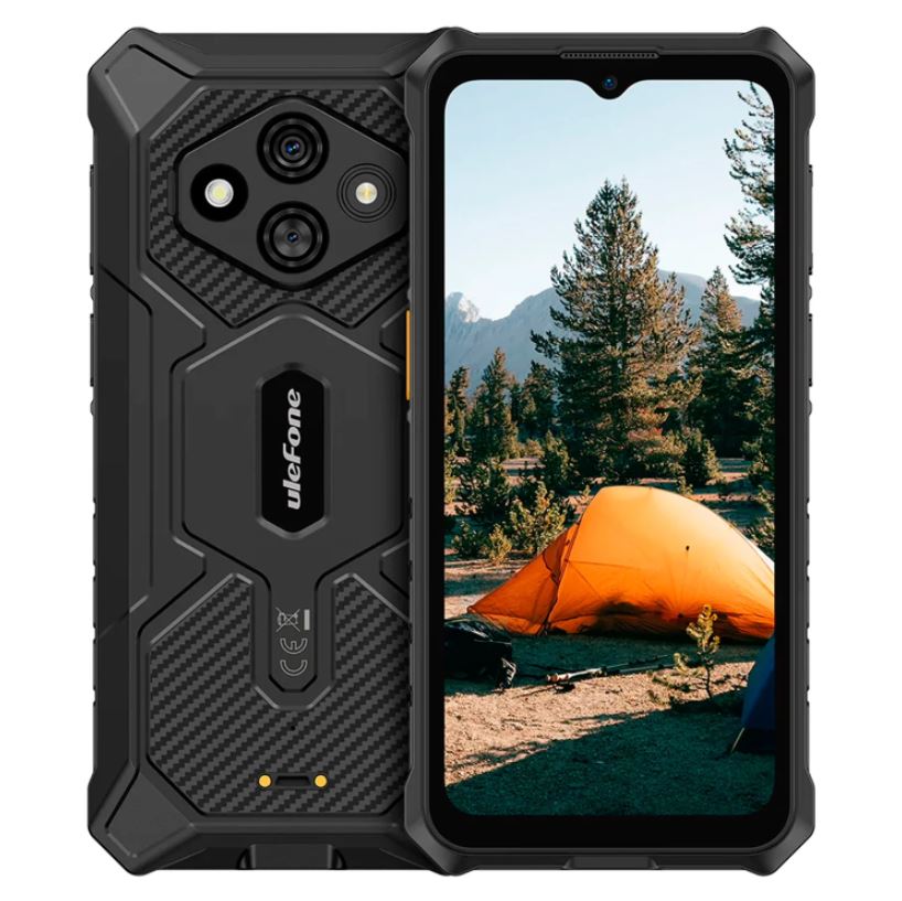 Celular Ulefone RugKing 3 Pro 128GB 8GB RAM + 8GB RAM Virtual Dual SIM 6.56" NFC - Negro