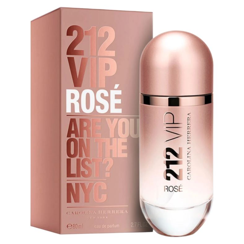 Perfume Carolina Herrera 212 VIP Rosé Eau De Parfum Femenino 80ml