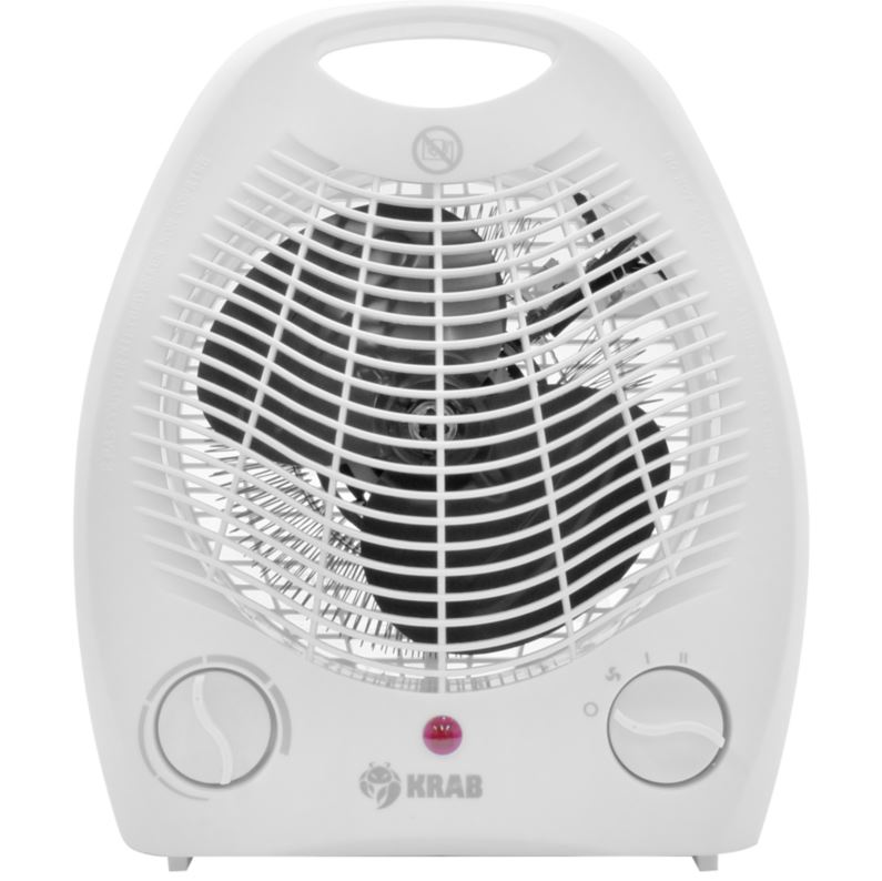Calentador Eléctrico Krab KBCVT21 2000W / 220V - Blanco