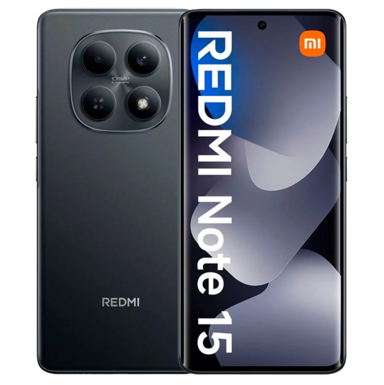 Celular Xiaomi Redmi Note 15 4G 512GB 8GB RAM Dual SIM Pant. 6.77" - Negro (Global)