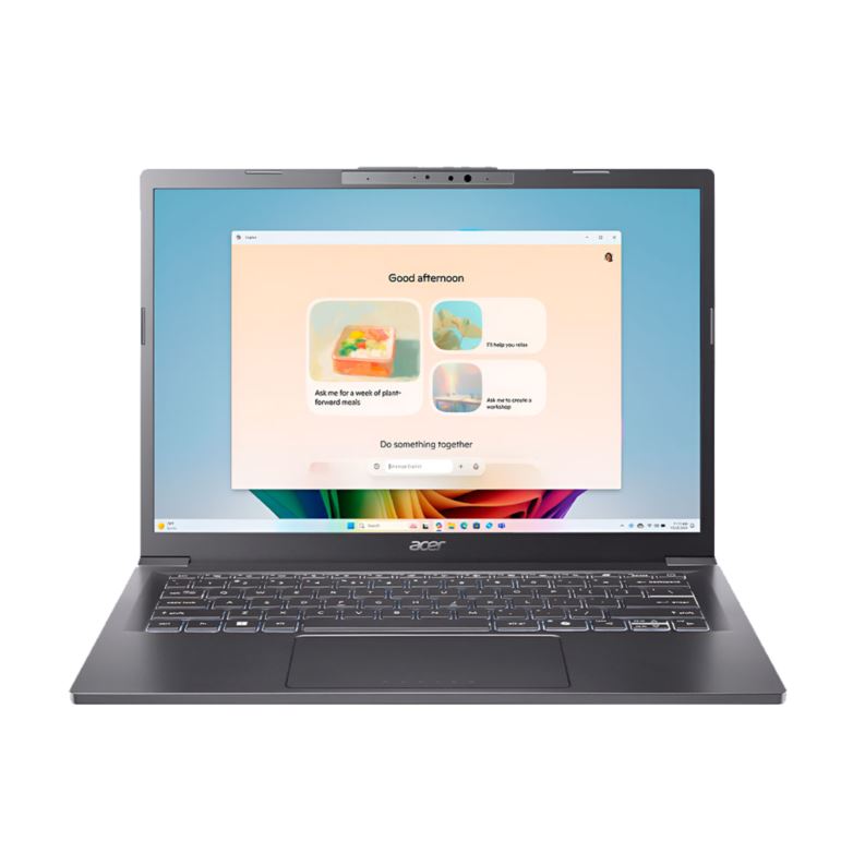 Notebook Acer Aspire 14 AI A14-52MT-94H5 Intel Core Ultra 9 288V Pantalla Touch WUXGA 14" / 32GB De RAM / 1TB SSD / Win11Home - Steel Gris (Inglés)