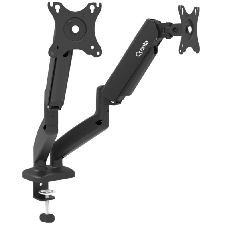 Soporte De Monitor Quanta QTSAM810 13" A 27" 8K / Duplo / Articulado